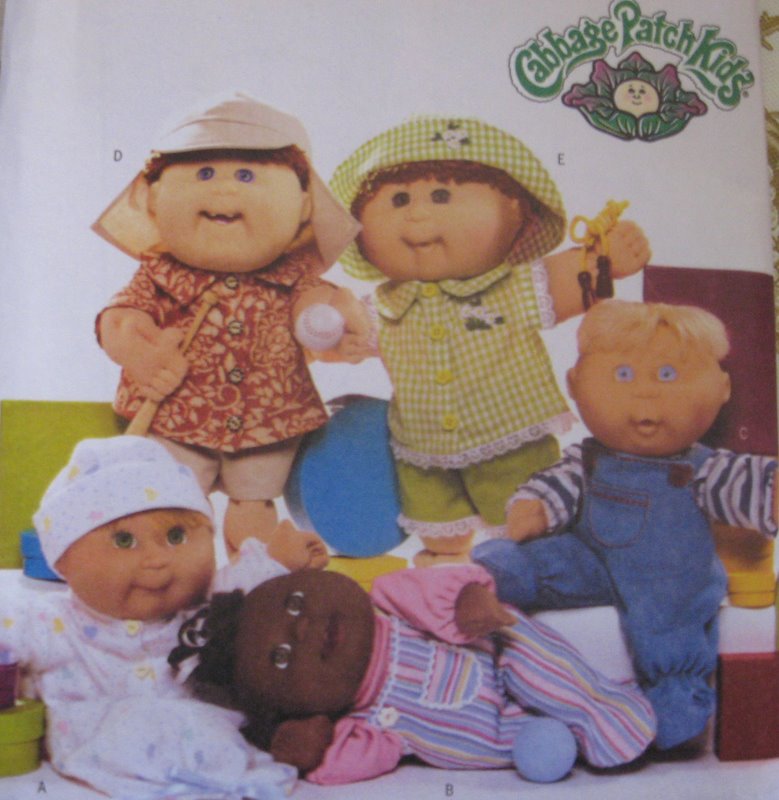Cabbage Patch Kids Doll Clothes Sewing Pattern