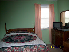 Newly painted guest room