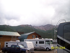 Picture outside our RV at 10:30 Sat. night