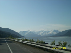 Driving sounth on Seward Hwy along the ocean inlet