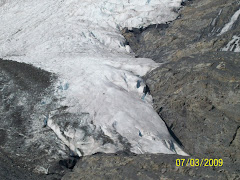 Worthington Glacier from viewing platform