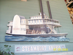 An artist's rendition of the Steamboat Arabia