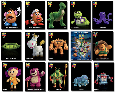toy story four characters names