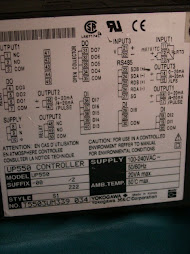 yokogawa duocom hsp550 up550 controller nameplate