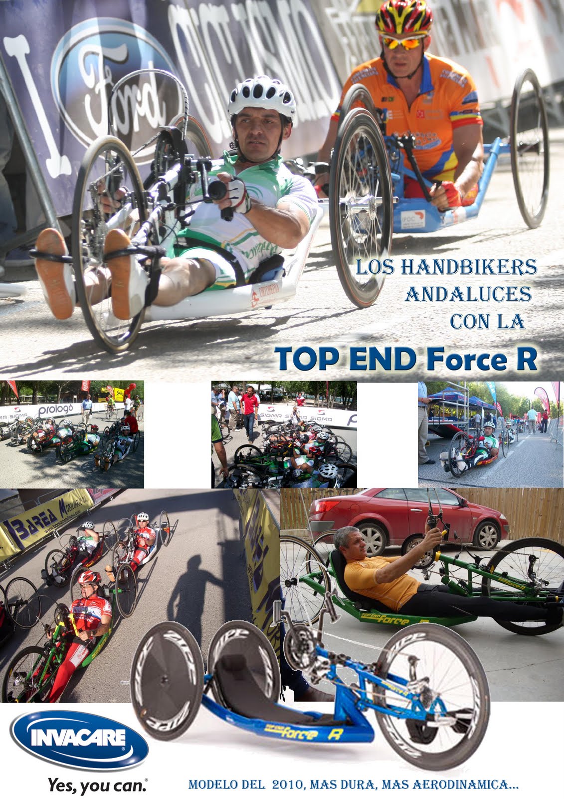 Andalucía Handbikers LOS HANDBIKERS ANDALUCES CON TOP END FORCE R