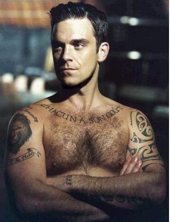 Tattoo Styles For Men and Women: Robbie Williams Tattoos