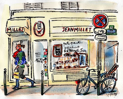 paris breakfasts: Patisserie Jean Millet 75007
