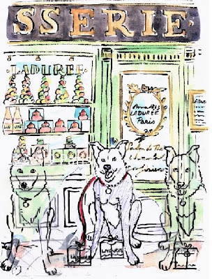 paris breakfasts: Petit Parisien Dogs