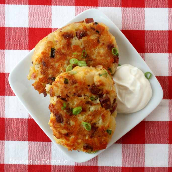 Mango & Tomato: What to do with leftover baked potatoes: potato patties