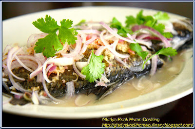 Homecook Nyonya Style Steamed Fish