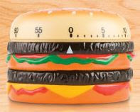 hamburger kitchen timer