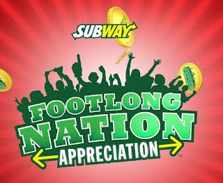 Subway Footlong Nation Promotion