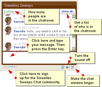 Sweeties Sweeps Live Chatroom