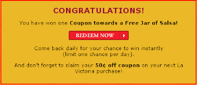 La Victoria Cash for Your Summer Celebration Instant Win Game