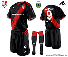 river plate black jersey