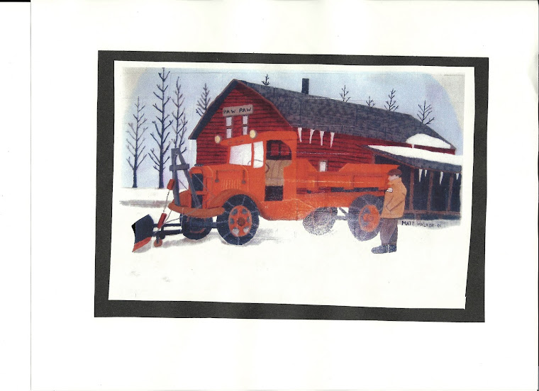 Old MDOT Moline Garage and Plow Truck