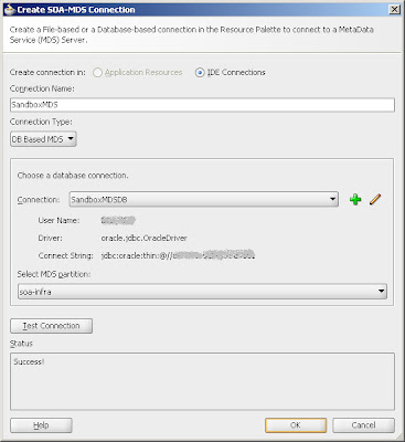 Raastech Blog: Creating an MDS connection through JDeveloper 11g