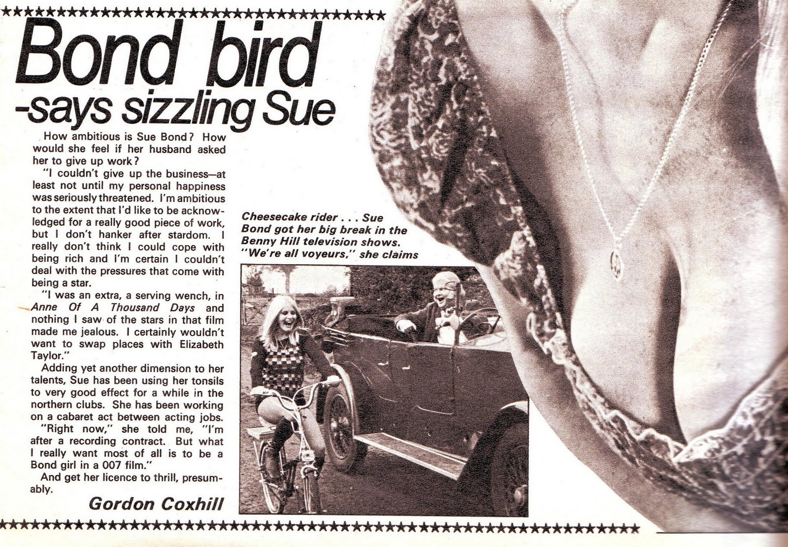 gavcrimson Sue Bond in Titbits (1975)