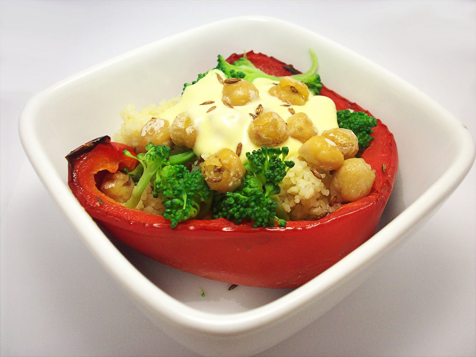 Filled Red Pepper with Hollandaise Sauce Tiny Oven Adventures