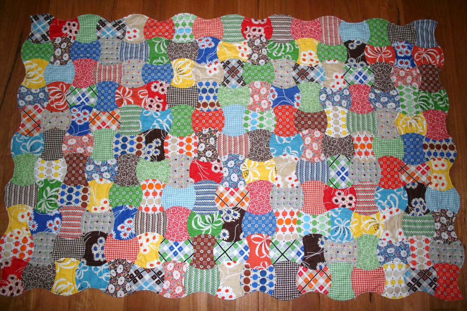 Gone Aussie Quilting Katie Jump Rope Apple Core Quilt