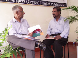 Diamond jubili vetaran writer Theliwatta Joseph in conversation with R.Shadagopan