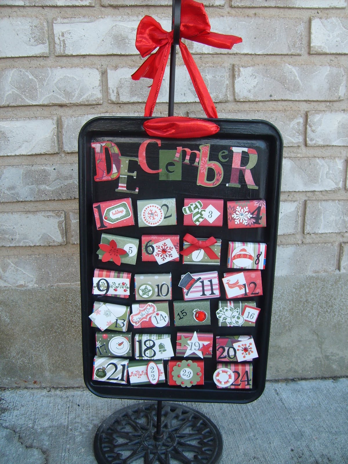 Craft Critters: Match Box Christmas Countdown