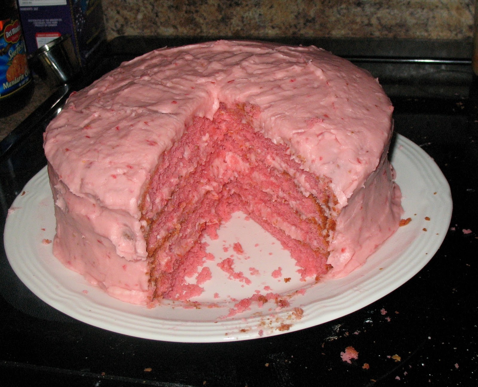 The Cake Doctor is In Triple Decker Strawberry Cake