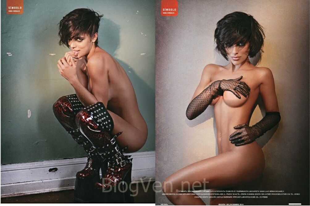 Sara Corrales gets fully naked for Soho magazine.