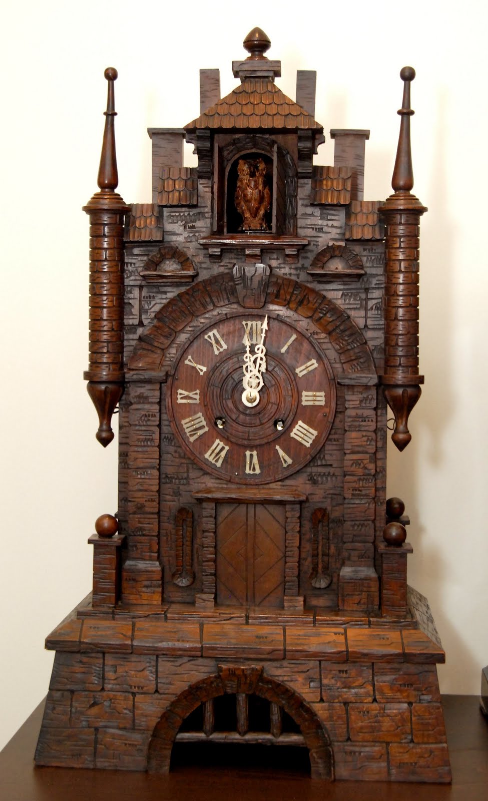 Black Forest Clocks An Extreamly Rare Black Forest Shelf Clock with