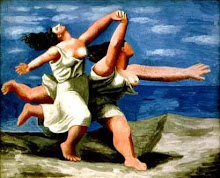 Dos mujeres corriendo en la playa, de Pablo Picasso