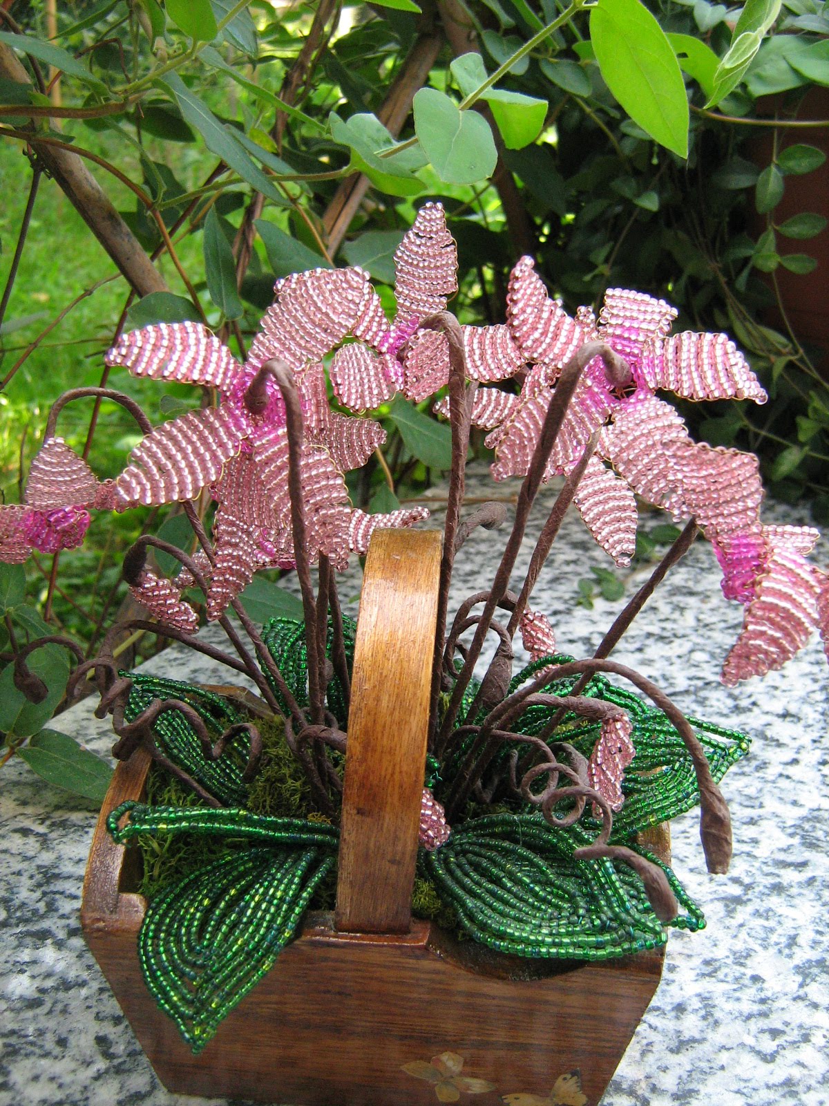 Fiori Stami Con Teste Di Perle - 170 Pezzi, Giallo, Per Decorazione E Artigianato