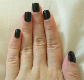 black nail polish