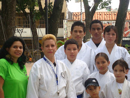 Con grupo de Karate