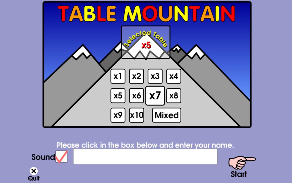 LA PEQUEÑA AVENTURA DE SEGUNDO ESCALANDO LA TABLA DEL 6