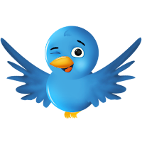 la ave mascota de Twitter