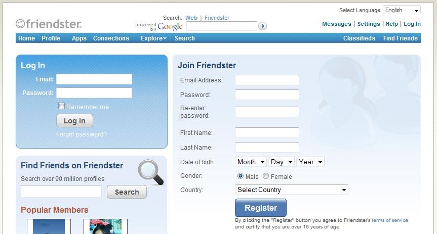Messages search. Приложение Friendster. Интерфейс Friendster. Asianavenue социальная сеть. Дизайн Friendster.