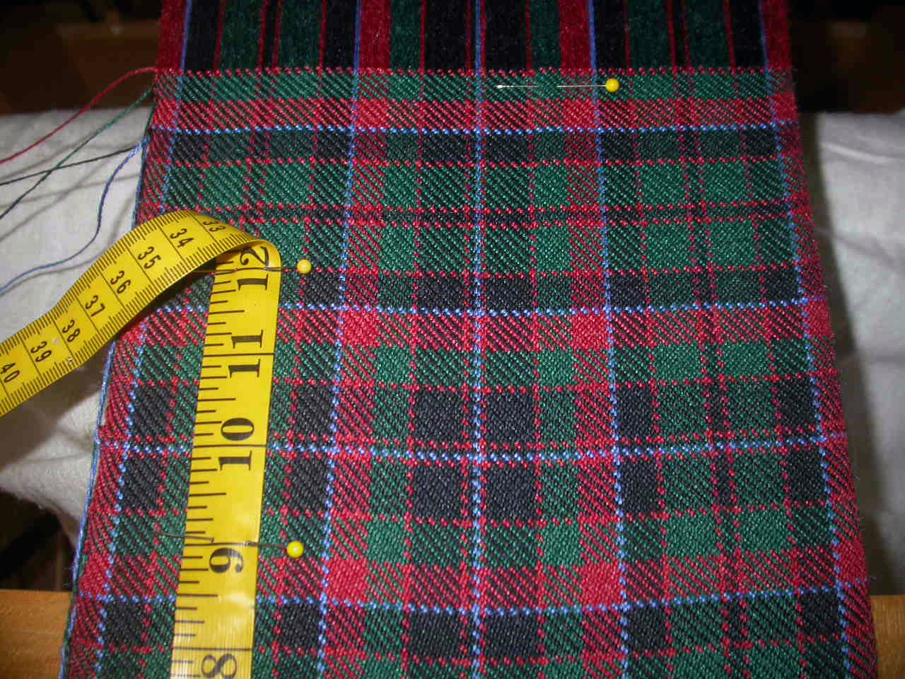 Deanna's Weaving More Tartan Weaving