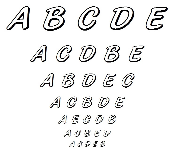 My Eye Test Chart