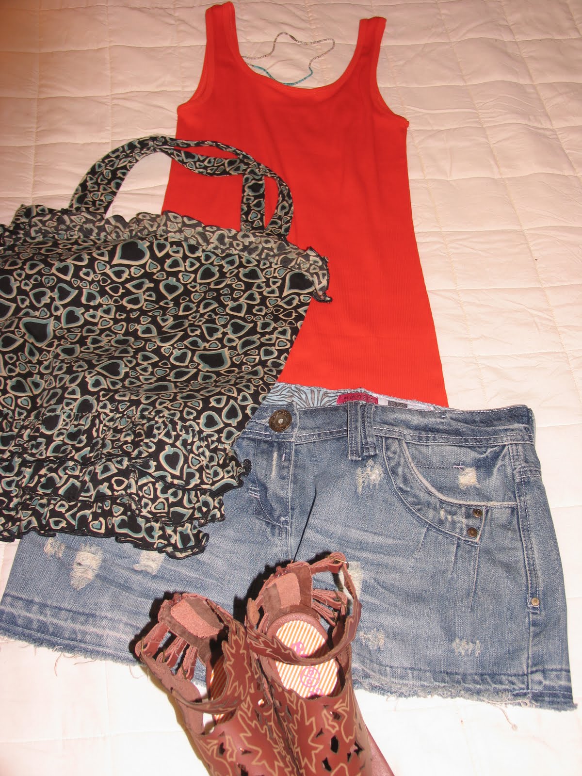 Outfits Anonymous: New Look Orange Tank Dress