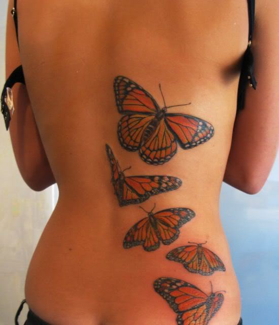 small butterfly tattoos. Right Butterfly Tattoos
