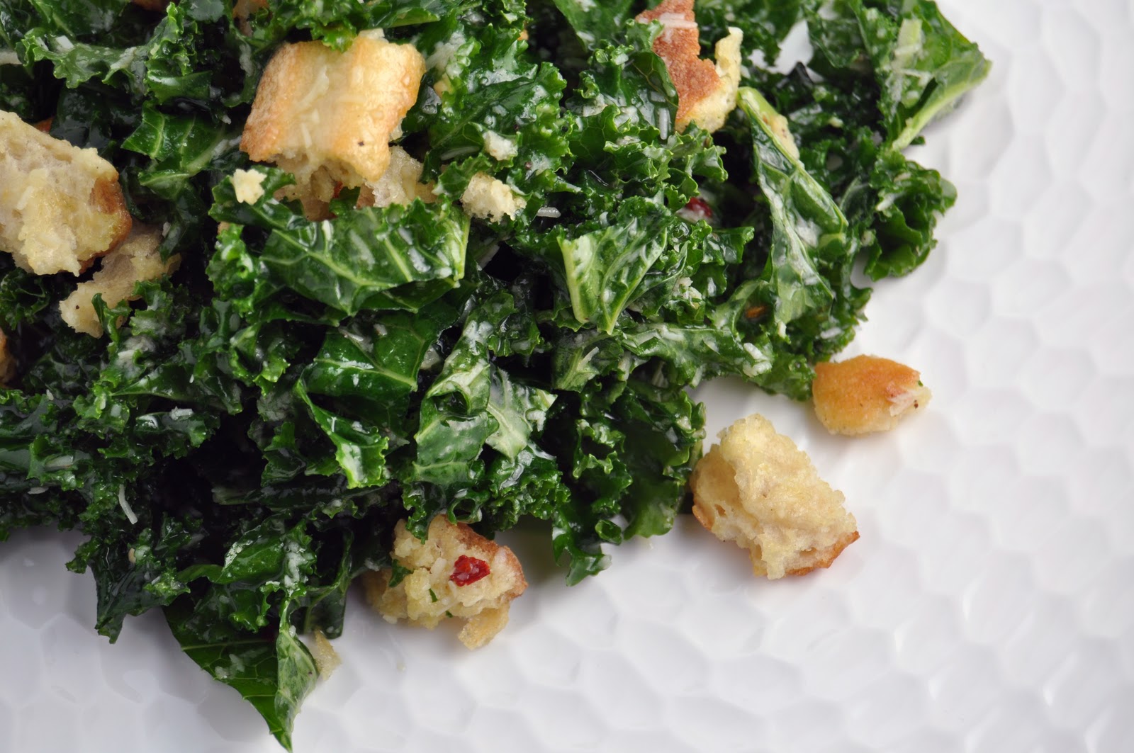 Impeccable Taste Raw Kale and Bread Salad