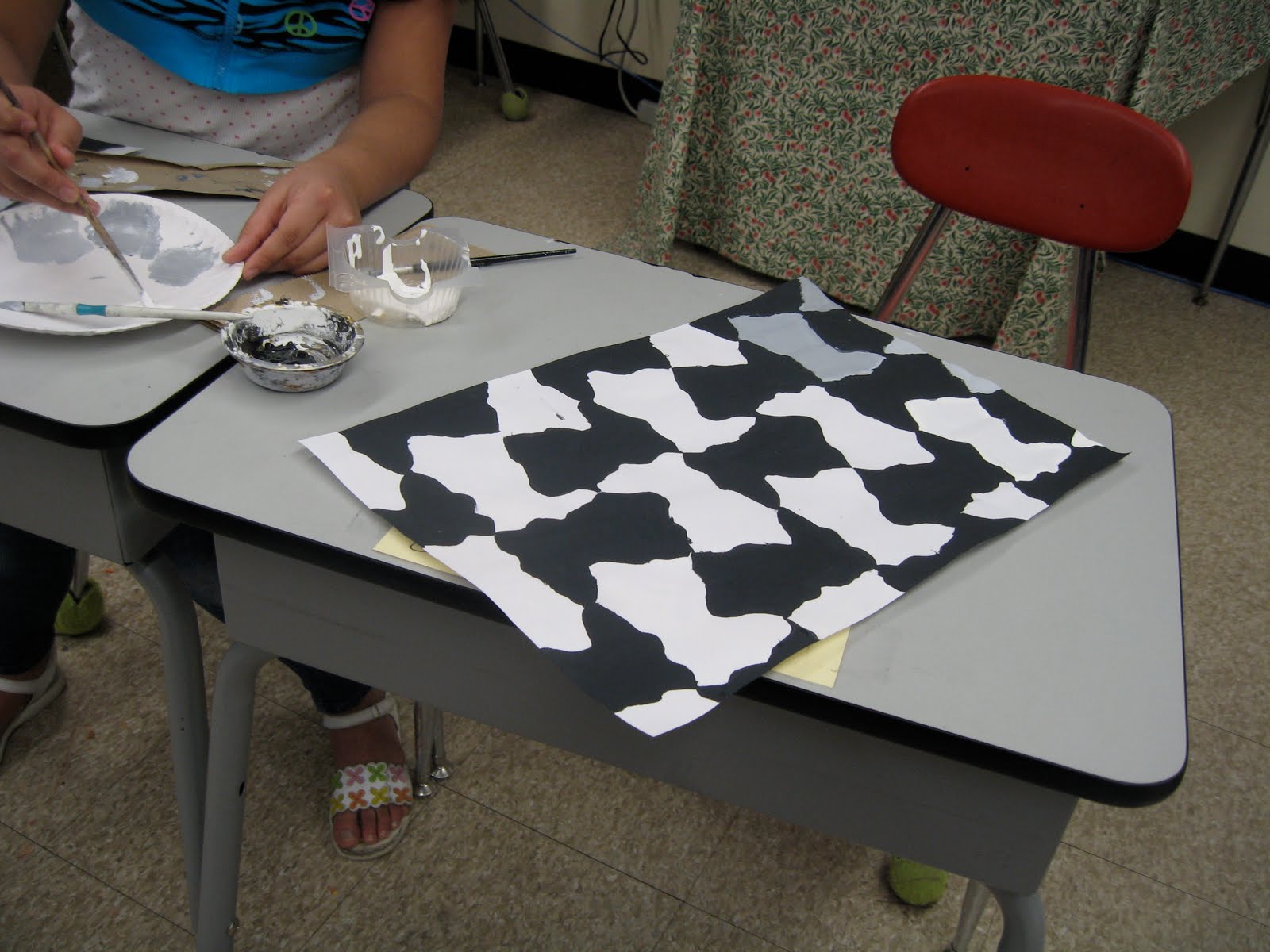 Color, collage, and much more: Rotation Tessellation with Grayscale