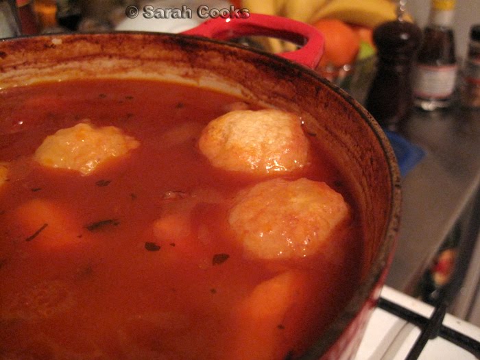 Sarah Cooks Beef Stew with Jamie Oliver's Dumplings