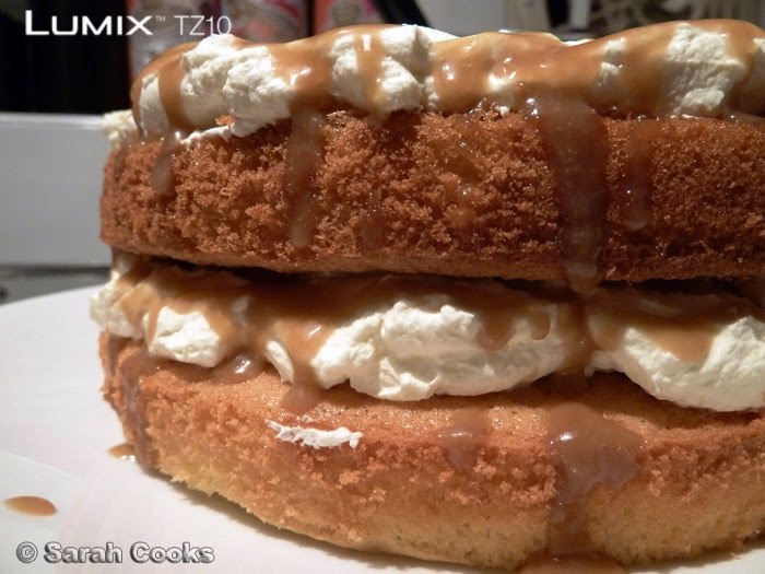 bournville chocolate Donna Hay's Caramel Sponge Cake