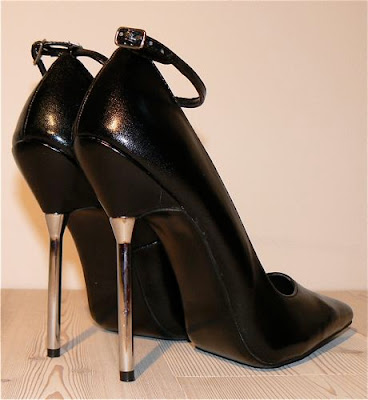 High Heels and Stockings Blog: My newest 5 inch metal heel high heels!!!