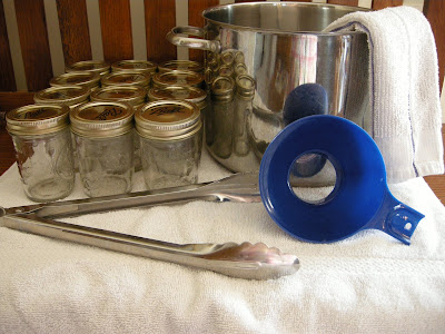 Canning water bath method