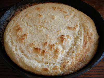 Baked Dixie cornbread with buttermilk.