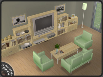 FamíliaSim: The Sims 2: Mobílias / Salas de Estar