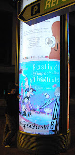 affiche d'improfiesta réalisée par la graphiste et illustratrice laure phelipon