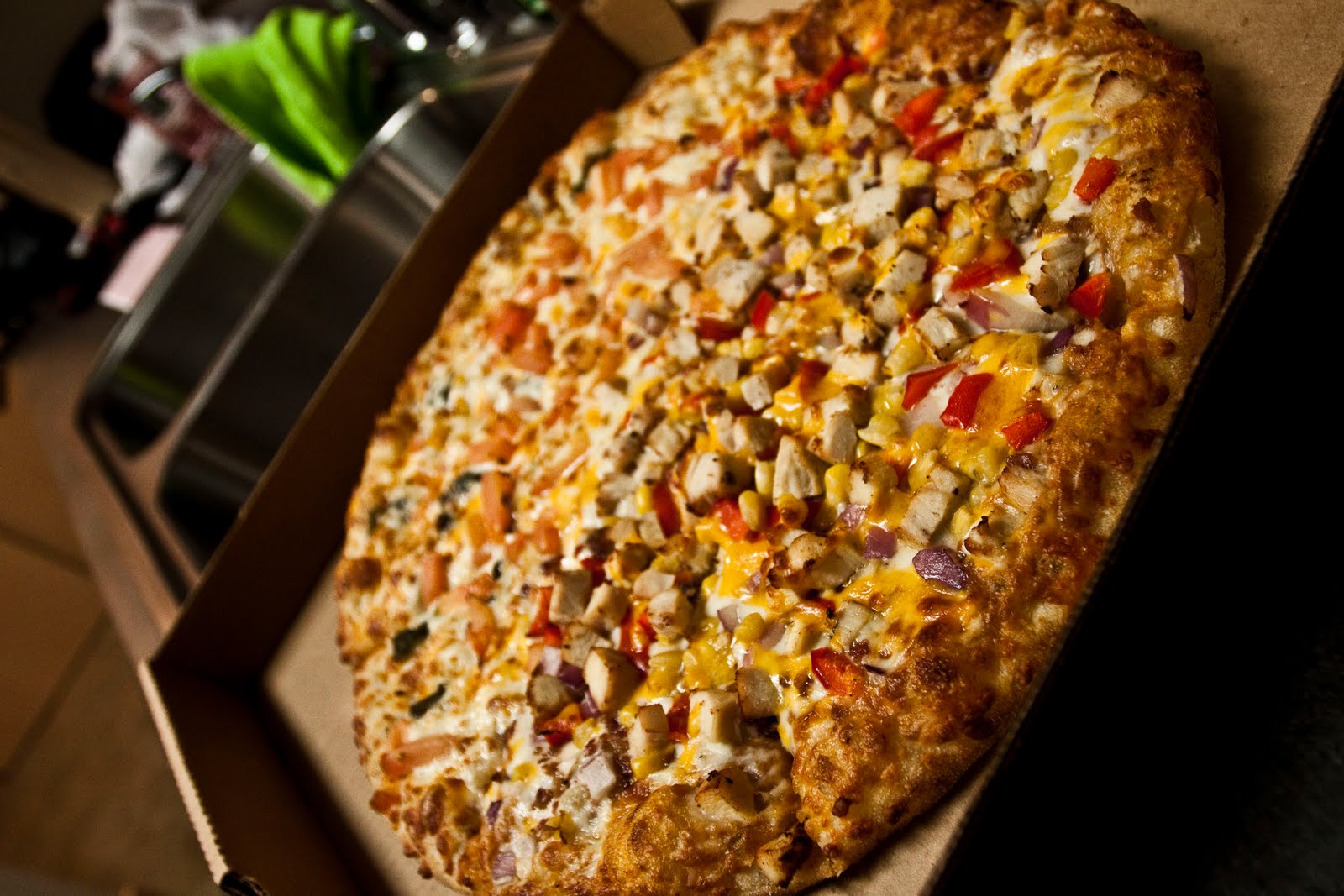 Shanghai Crushin' (+NYC) (+Madison) Glass Nickel Pizza.